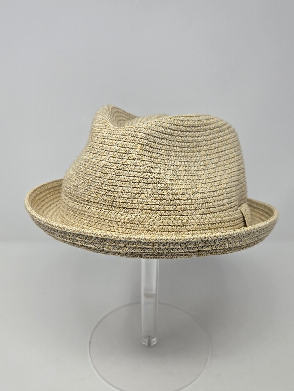 COUNTRY GENTLEMAN PAPER STRAW FEDORA NATURAL NEUTRAL MEN MEDIUM SUMMER BEACH HAT
